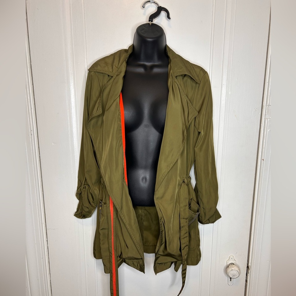 Anthropologie Green and Orange Jacket